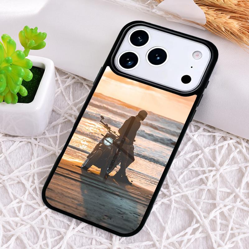 

Motorcycle Shockproof Phone Case for iPhone 17 Air 16e 15 11 12 14 13 Pro Max Cover Coque iPhone 16 Plus