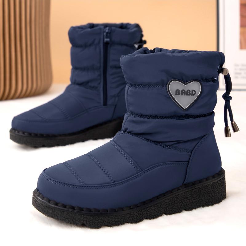 Shoes Women's Cotton Shoes Plus Velvet Thickened High-top Snow Boots Waterproof Non-slip Casual All-match Cotton Shoes