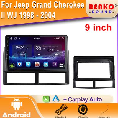 Pour Jeep Grand Cherokee II WJ 1998 - 2004 Écran Moniteur Android Voiture GPS wifi 4G Vidéo Autoradio Navigation Stéréo Radio