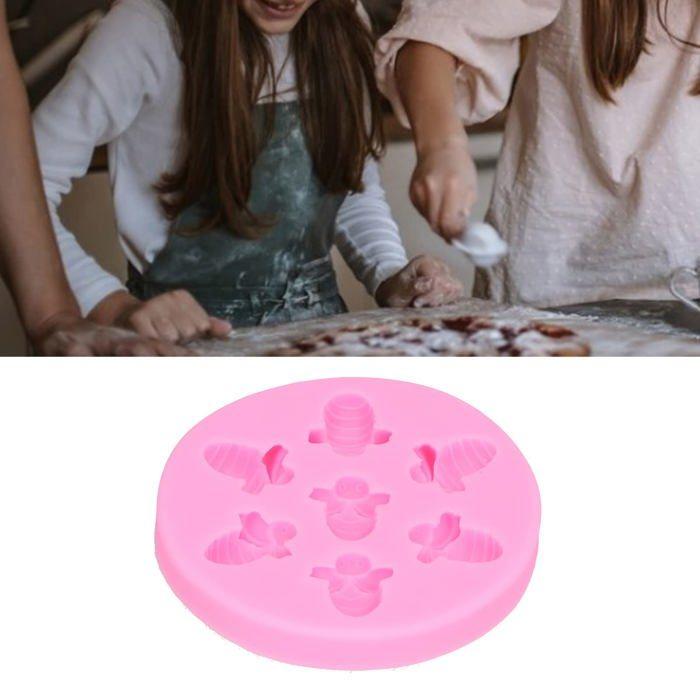 Moule à gâteau - FDIT - Fditrmgbhp752z221-11 - Silicone de qualité alimentaire - Rose - 1 cm