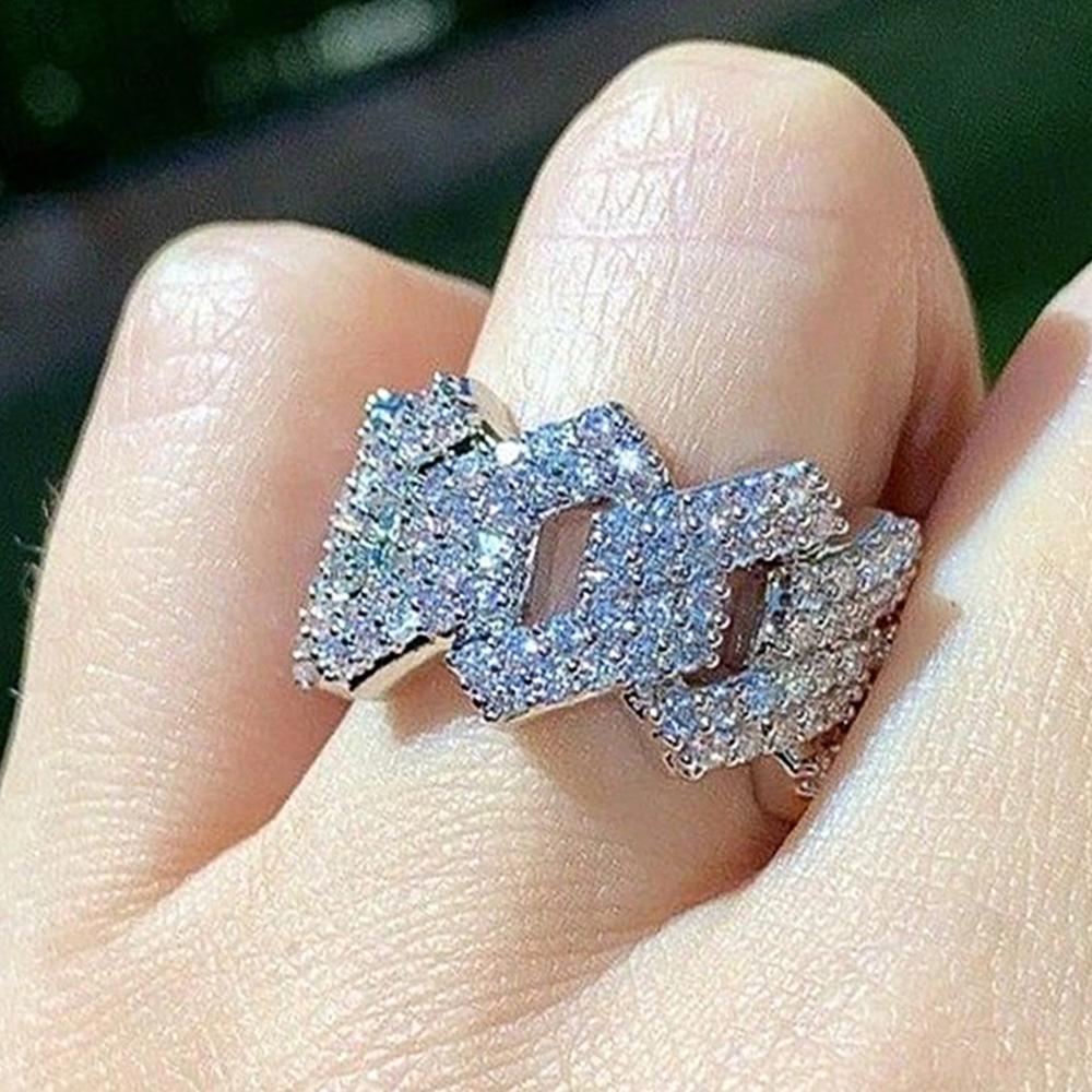 

Современное модное металлическое кольцо золотого цвета для женщин, неправильной формы, с кубическим цирконием, для повседневной носки, для вечеринок, эффектное украшение, горячее 9