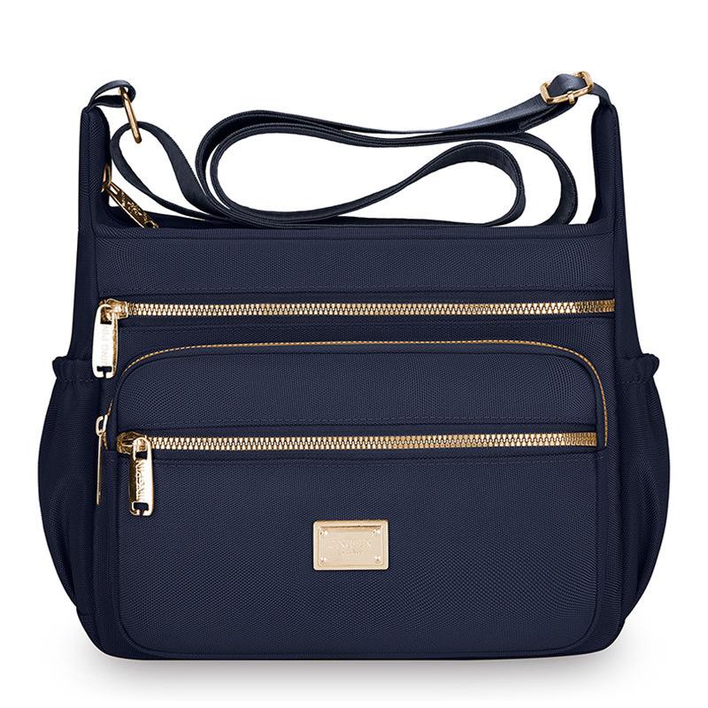 

tylish and simple large-capacity messenger bag women s multi-compartment storage versatile shoulder bag going out commuter bag