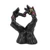 Skeleton Hand Figurine Halloween Gothic Love Heart Gesture Bone Hand