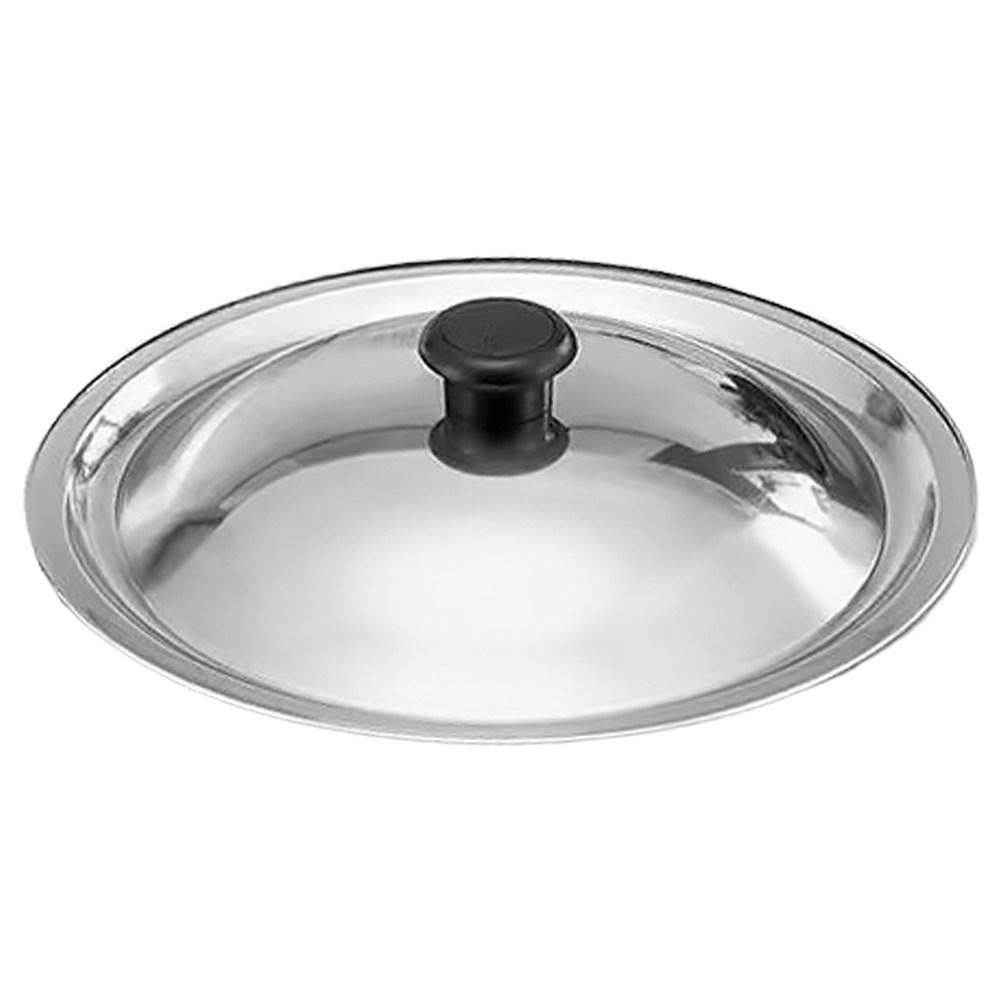 

Universal 23.5cm Stainless Steel Pot Lid for Skillet Frying Pan Wok Replacement Cover Ergonomic Knob Heat Resistant Kitchen 23.5X23.5X7CM
