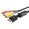 AV Cable - INSTEN - For PlayStation 1/2/3 - Audio/Video Connectors - Wired - Black