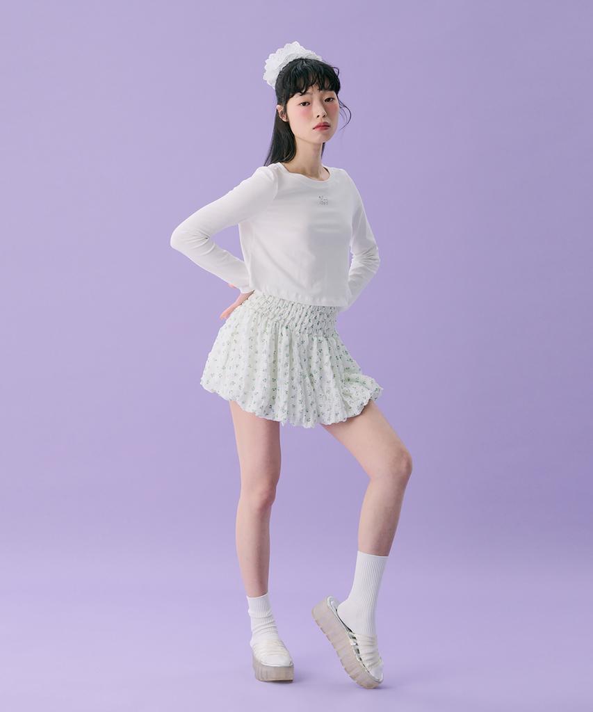 JUNEJUNE SPACE Vol12. Bow Wow Printed T_White