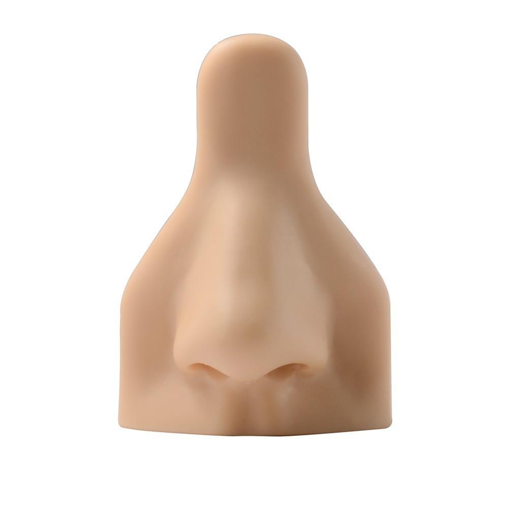 Piercing Tool Human Nose Model Rack Soft Nose Stud Display Stand Silicone Nose Model Girls Women