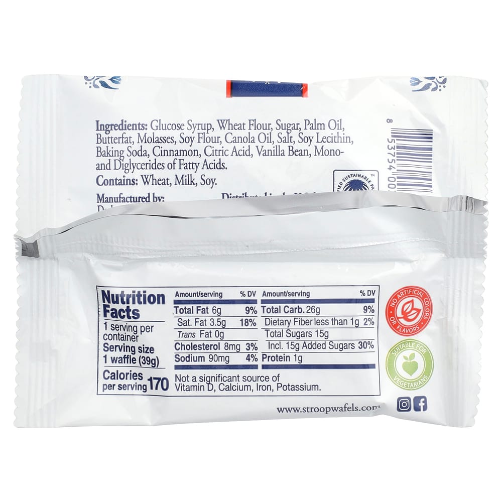 Daelmans Stroopwafel Karamelová vafle, 39 g (1,38 oz)