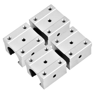 4Pcs SBR16UU 16mm Aluminum Open Linear Motion Bearing Block Slide for CNC