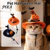Halloween Dog Hat, Adjustable Cat Witch Pumpkin Bat Cobweb Pet Hat for Small Medium Dogs Cats Holiday Costume Photo Prop Sale Goods