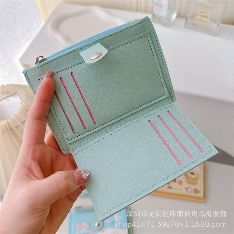 Labubu Card Bag Card Holder, Student Wallet, Public Transportation Card Card Holder, No Card Storage Bag, Portable and Portable Cartoon Wallet