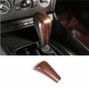 For 2005-2012 BMW 3-Series E90 Wood Grain Central Console Gear Shift Knob Trim