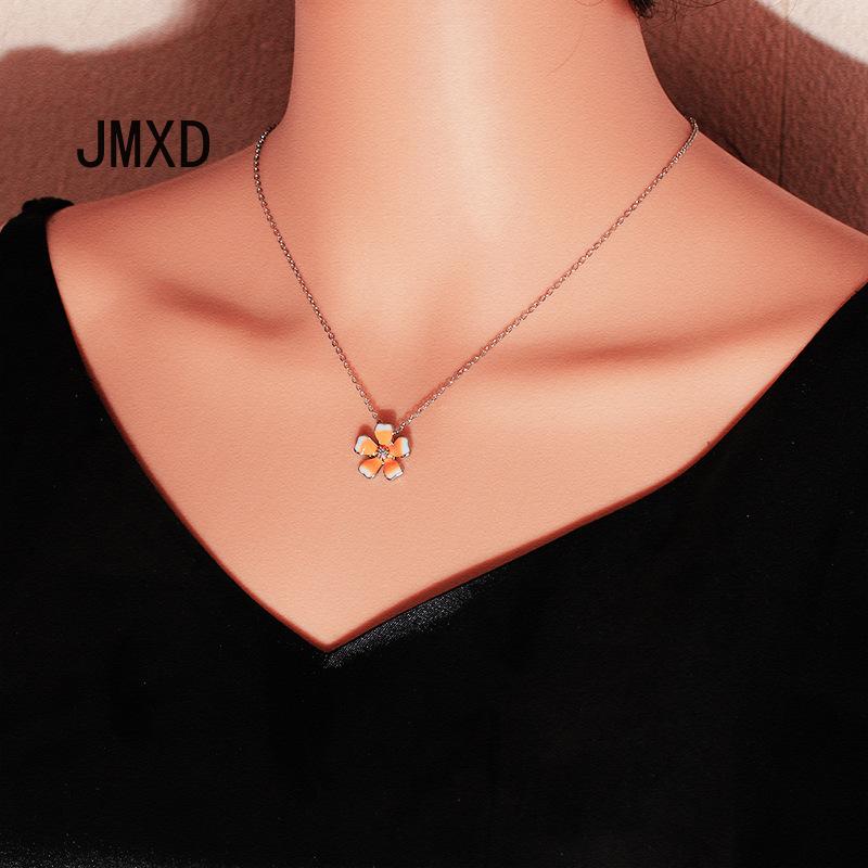 

JMXD-HJJ Bee Flower Милые и милые аксессуары для девочек Ожерелье с пчелиным цветком