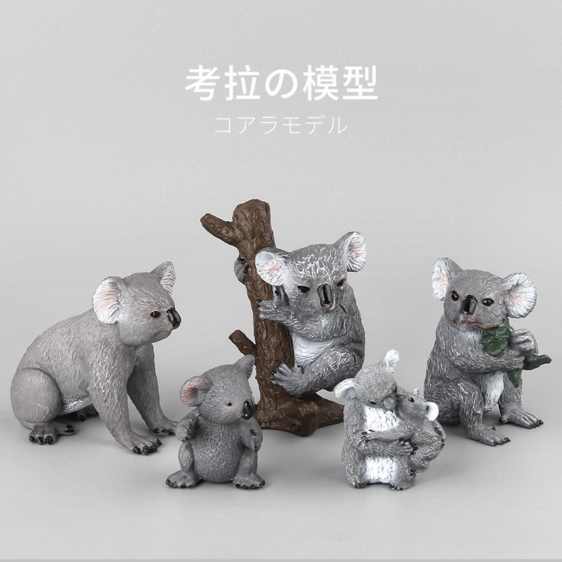 Wildlife Model Simulation Animal Toy Koala Family Koala, Australian Animal Model