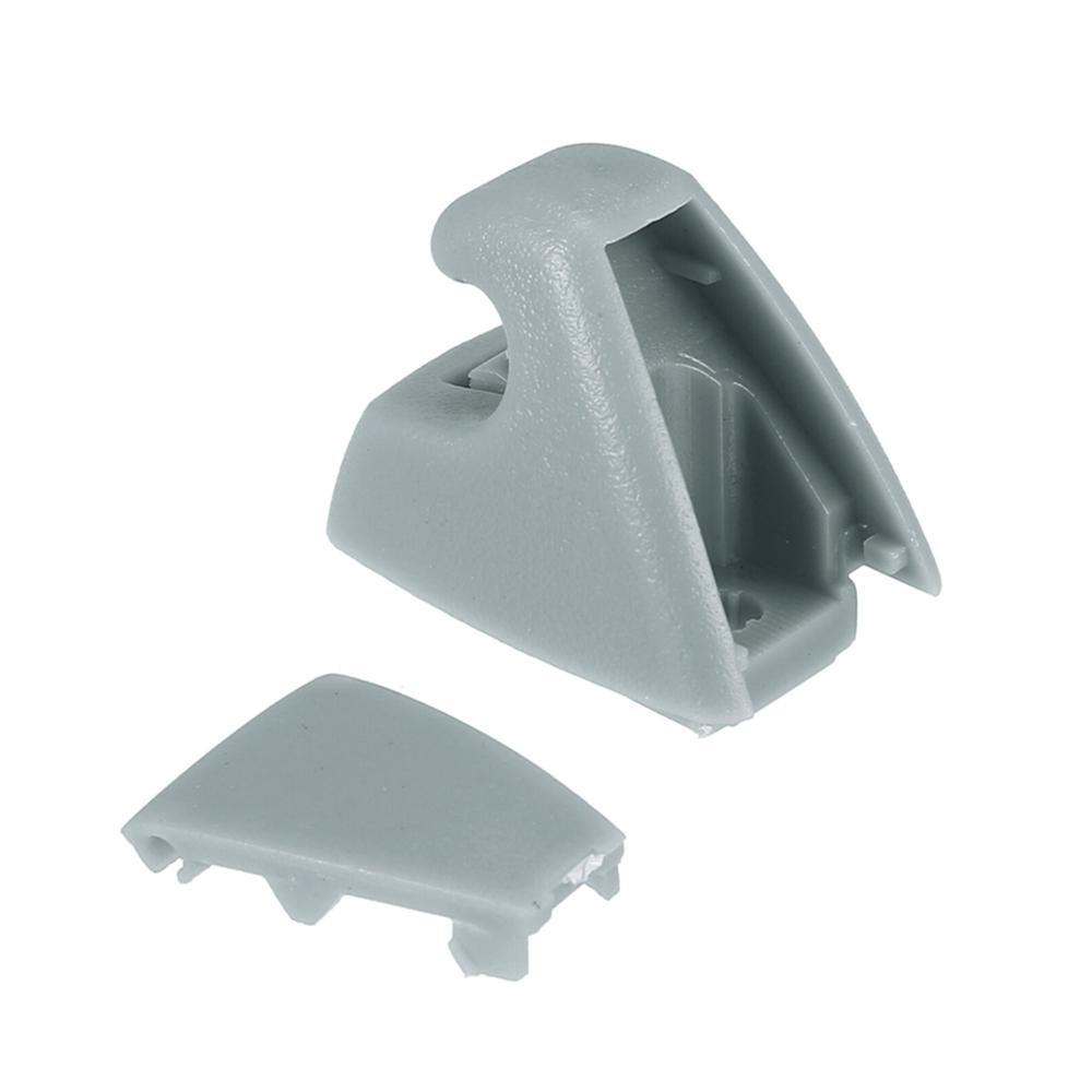 2x Gray Sun Visor Retainer Support Clip For Chevy Silverado 1500 Tahoe 15882854