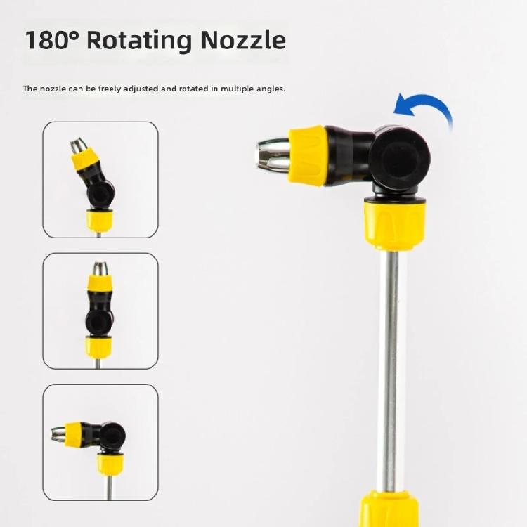 Extended Length Water Spray Guns With Multiple Attachments Alloys Water Sprayer For Gardening Cleaning And Agriculture