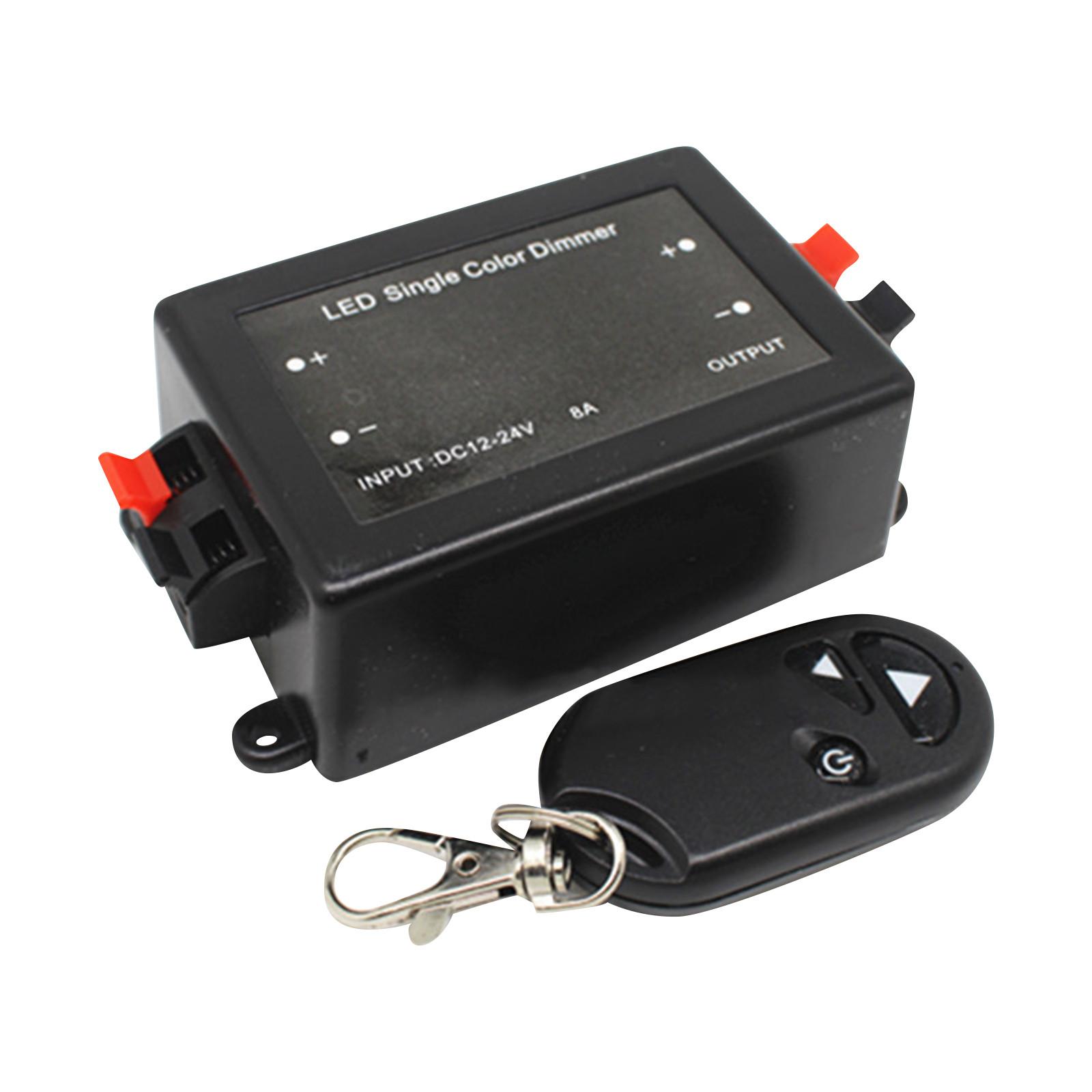 

Беспроводной RF 3-кнопочный пульт дистанционного управления, монохромный диммер, контроллер светодиодной ленты, ручная плавная регулировка яркости 12–24 В