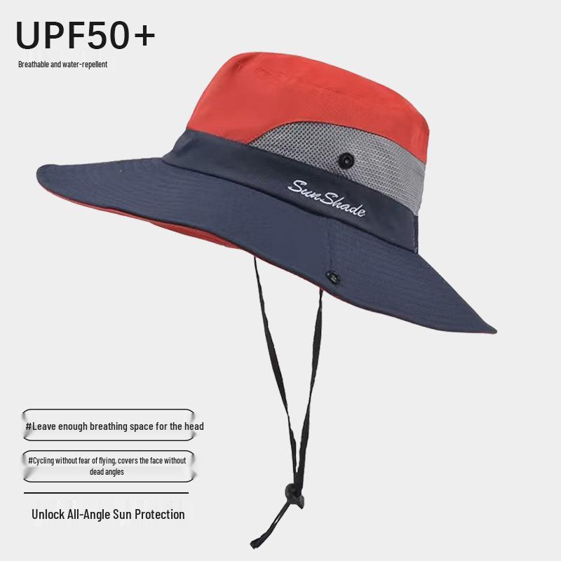 

Высококачественная дорожная шляпа рыбака с защитой от УФ-лучей Adjustable красный