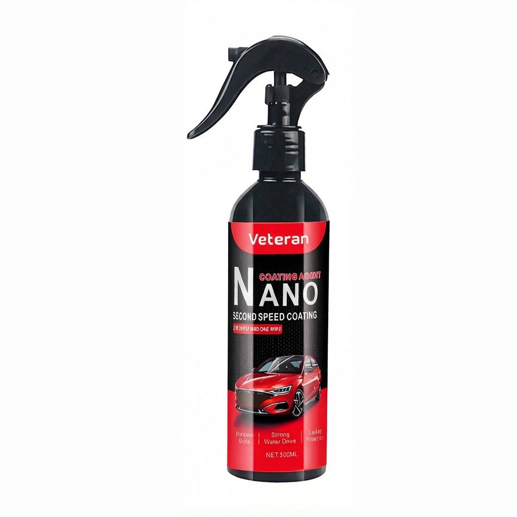 Nano Car Paint Coating Spray – Instant Glazing & Renovation, Hydrophobic, Silicone-Free, Works on All Paint Colors, 250ml