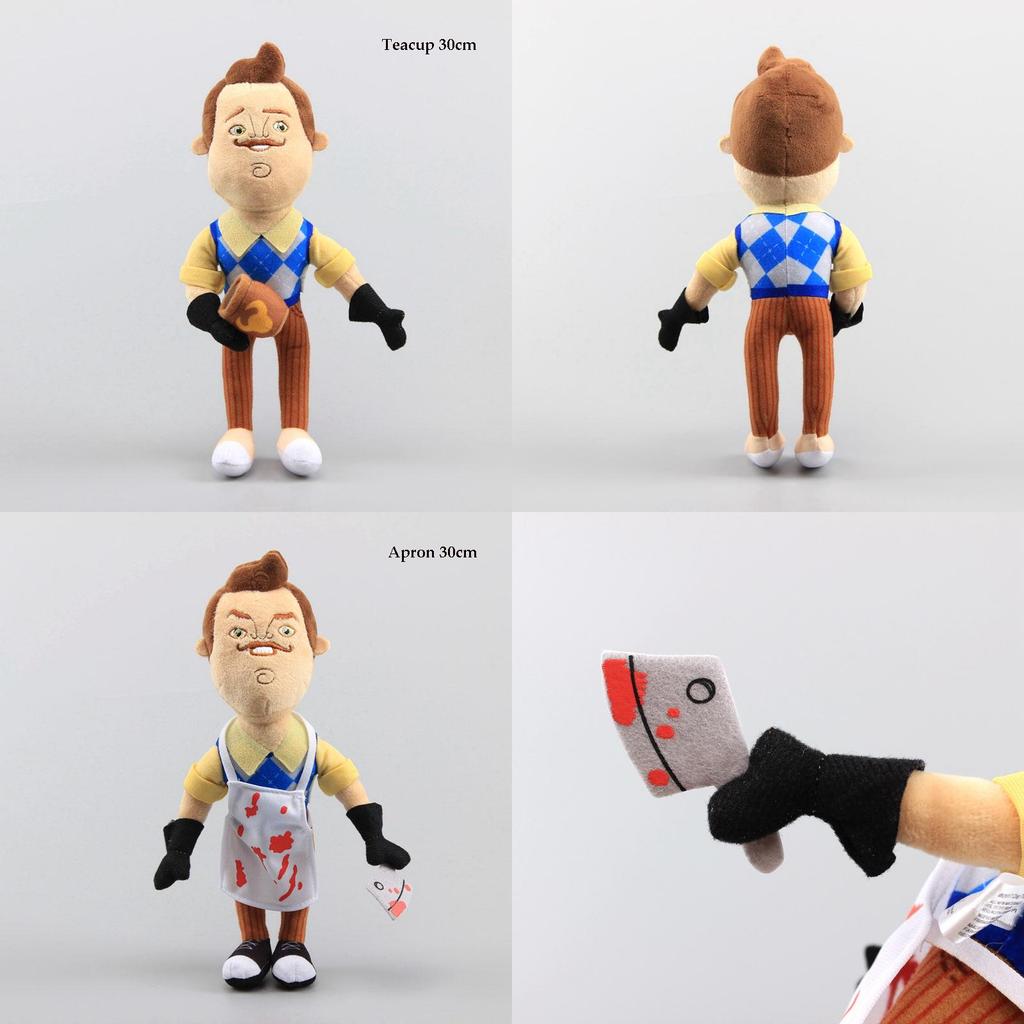 Neighbor 5 Hello Flashlight Butcher Neighbor Plush Figure Toy Stuffed Doll