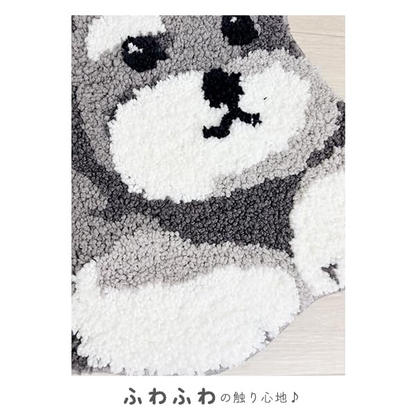 Stream Market Washable Non-Slip Mat Rug with Dog and Calico Cat Designs, Stylish and Cute, Animal-themed Interior Decor, Gift (MT-158-D)