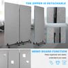 3-Panels Freestanding Partition Room Dividers New Folding Room Divider Folding Portable Partition Screens for Dorm Studio Office