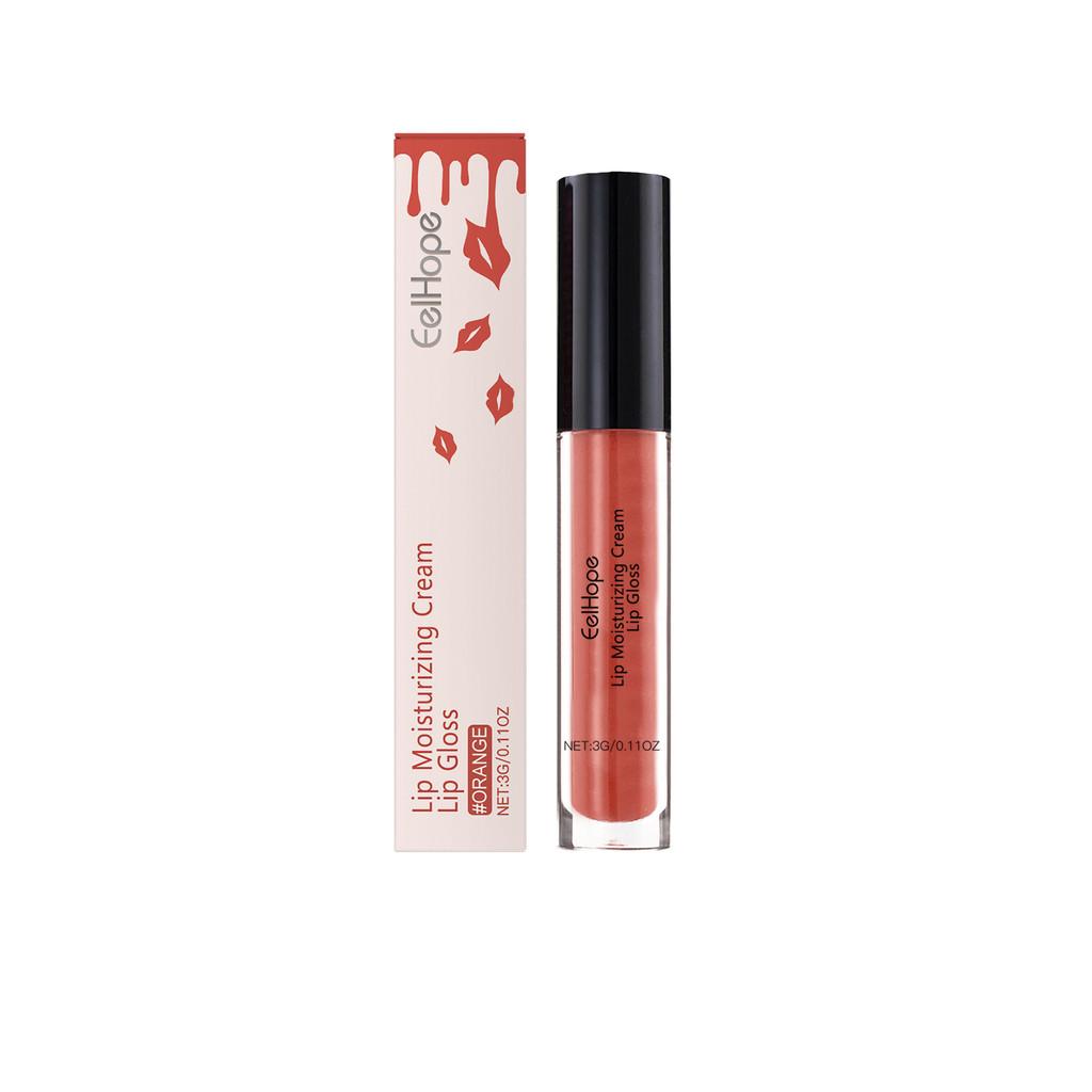 Eelhope Moisturizing Lip Gloss Hydrating Shimmering Colorful Lip Tint Glossy Finish