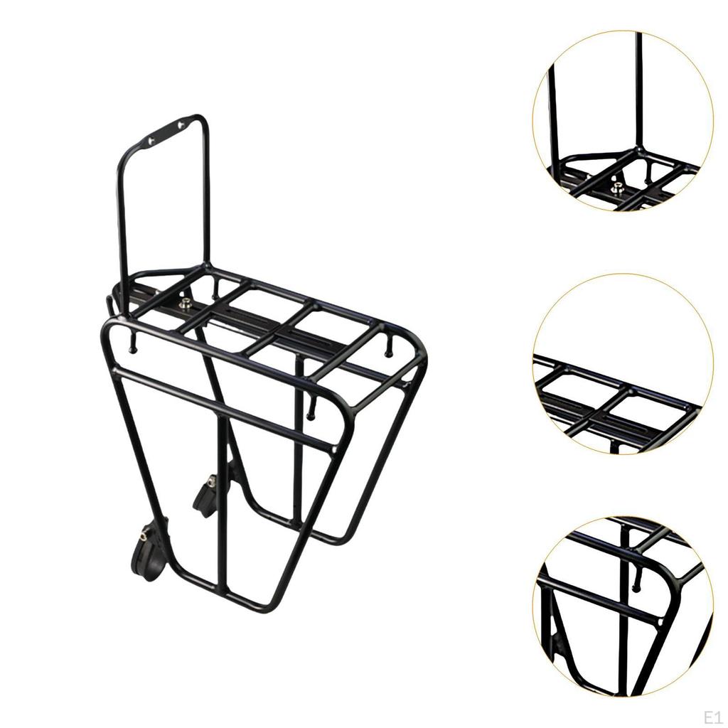 Bike Front Rack Cargo Pannier Luggage Carrier Bicycle Fork for Touring,