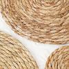 1Pcs Pot Mats Handwoven Rattan Placemats Round Heat Insulation Mats Natural Woven Table Mats For Dining Home Wedding Decor