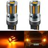 2 Stück T20 W21W WY21W 7440 7440NA LED-Blinker-Glühlampen, Canbus-Fehlerfrei, kein Hyper-Flash, bernsteinfarbenes Gelb, P21W ba15s T25 3156