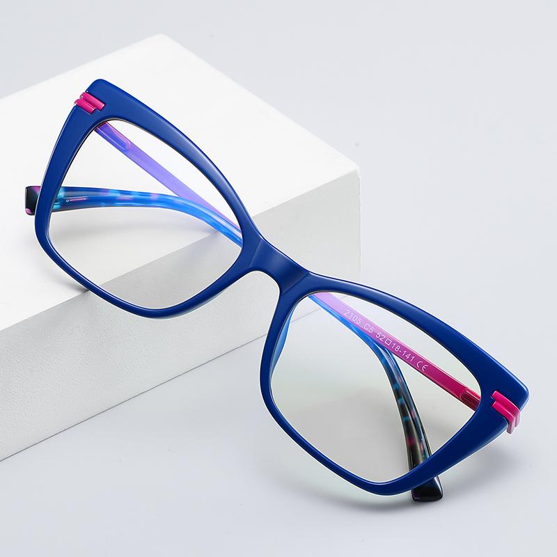 Blue Light Blocking Women Cat Eye Prescription Glasses For The Nearsighted  Student Myopes Lunettes 0 -0.5 -0.75 To -6.0