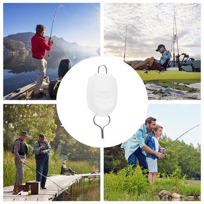 5pcs Durable and Wear-resistant Fishing Lines Clip Buckle Luminous Fishing Lines Holder Clip Buckle Stopper for Professionals