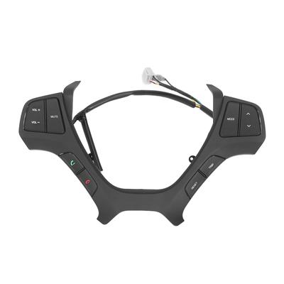 Steering Wheel Swith Control Button Multifunctional Black Replacement for HYUDNAI I10 2014?2017