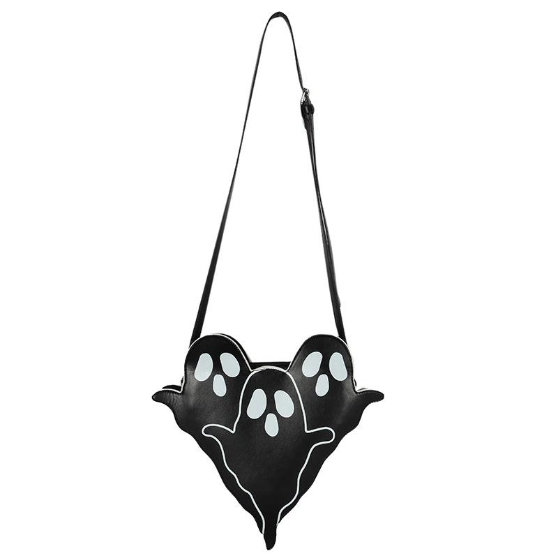 

Fun Ghost Style Shoulder Bag For Women Cartoon Design Purses And Handbags Fashion Female Crossbody Bag Clutch Novelty Handbag