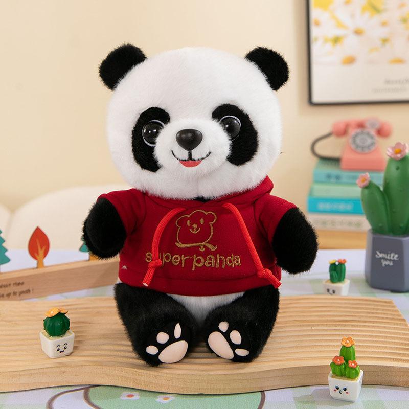 Sweater Giant Panda Plush Toy Cute Panda Doll Doll Zoo Event Souvenir Gift Ragdoll
