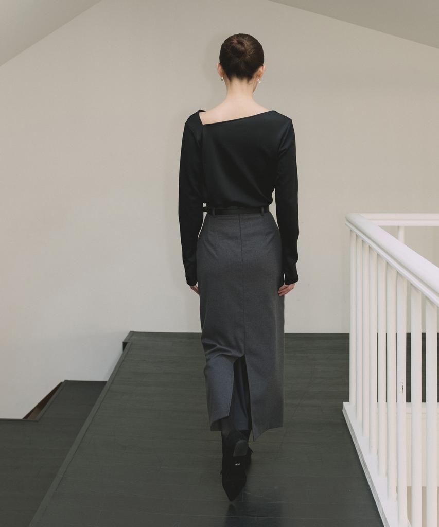 Riorg Coc Classic Maxi Skirt Gray