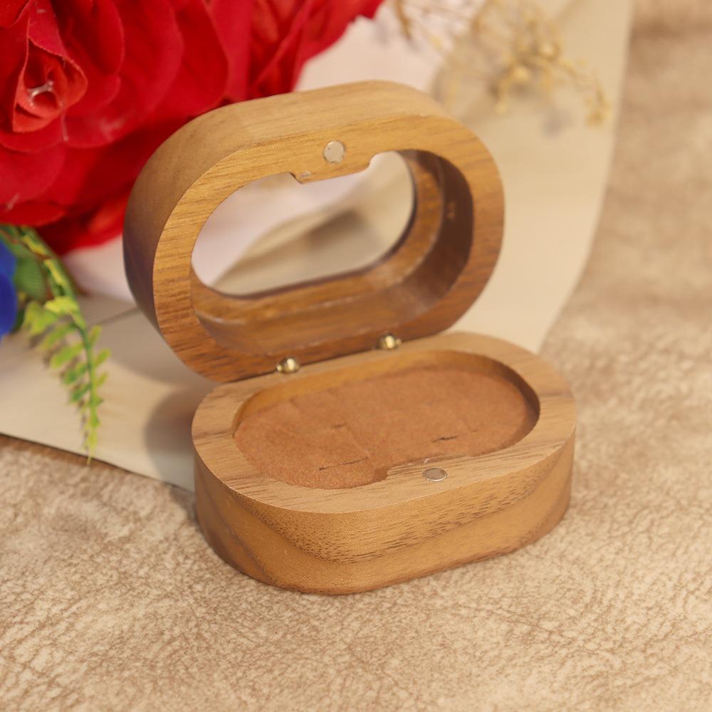 Engagement Ring Finger Ring Box Jewelry Storage Box Couple Rings Holder Wedding Ring Case  Wedding