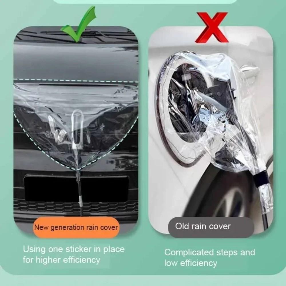 New Magnetic Car Charging Port Rain Cover Waterproof Dustproof Electric Charger Plug Port Cover Rainproof Cover Outdoor