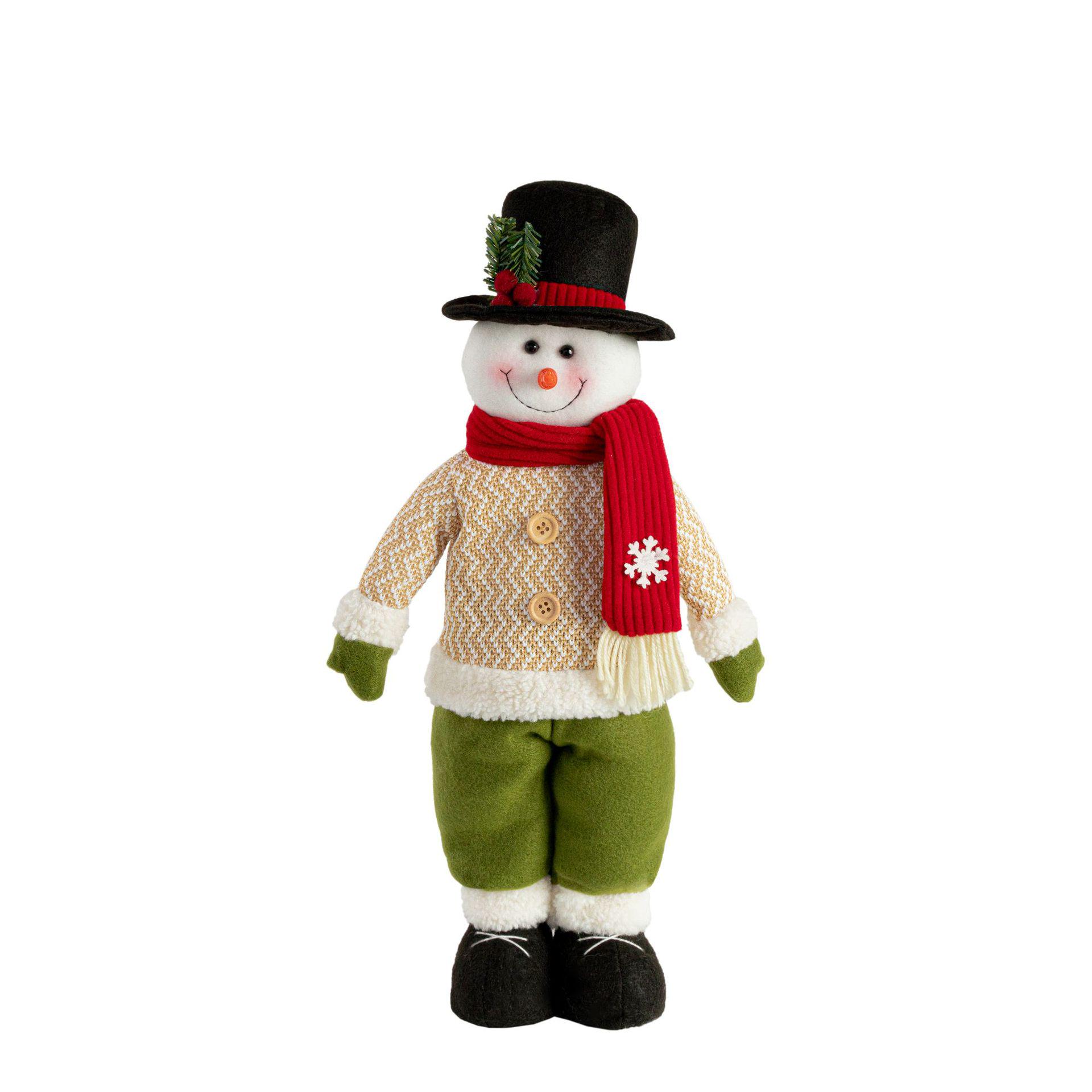 Telescopic Snowman Doll Window Display - Christmas Decor