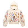 2025 American Retro Gothic Rock Letter 3D Printed Sweater Harajuku Style Hooded Loose Versatile Sweatshirt Jacket