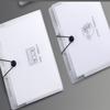 Transparent Insert Style A4 Folder Storage Box, Test Paper Folder Organization and Classification Tool, Data Book