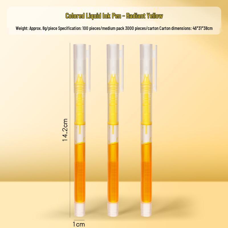 Schnelltrocknender schwarzer Gel-Tintenroller, große Kapazität 0,5 mm - Ideal für Schüler und zum Üben