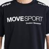 Move Sports Descente Short Sleeve Crew Neck Stretch Training NV00 Men's T-Shirt (EC Exclusive), Moisture-Wicking, Quick-Drying, Shirt, (ST5SHTZ1MB)