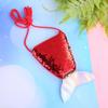 Mermaid Glitter Coin Purse - Children's Crossbody Bag & Women's Shoulder Bag
