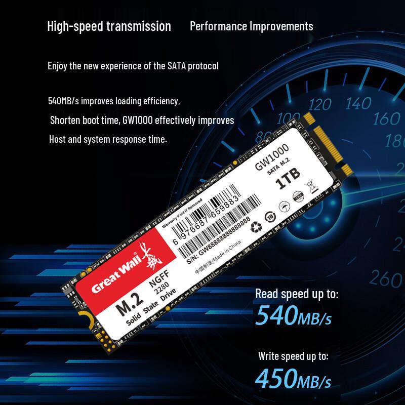Great Wall GW1000 512GB M.2 SATA SSD