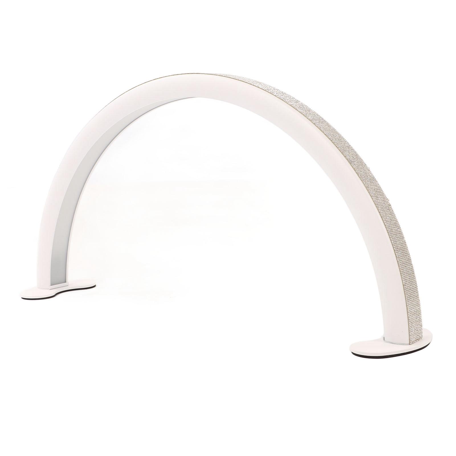 

Светодиодная лампа Half Moon 40 Вт 30 дюймов 2700 К до 5600 К плавная регулировка яркости Полумесяца Настольная лампа для ногтей для ресниц UK PLUG