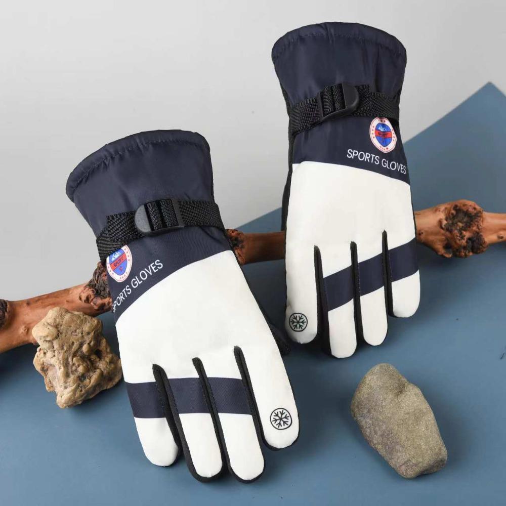Outdoor Skiing Warm Gloves for Men and Women Cycling Waterproof Sports Cycling Winter Warm Non-slip Riding Thickened Gloves