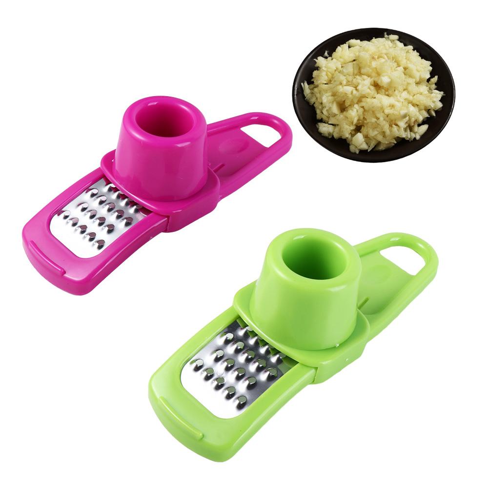 With Hole Manual Household Garlic Crusher Garlic Cutter Kitchen Grinder Ginger Chopper