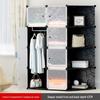 Vanden Minimalist Plastic Wardrobe: Children's & Adult Bedroom/Dorm Single Resin Storage Closet