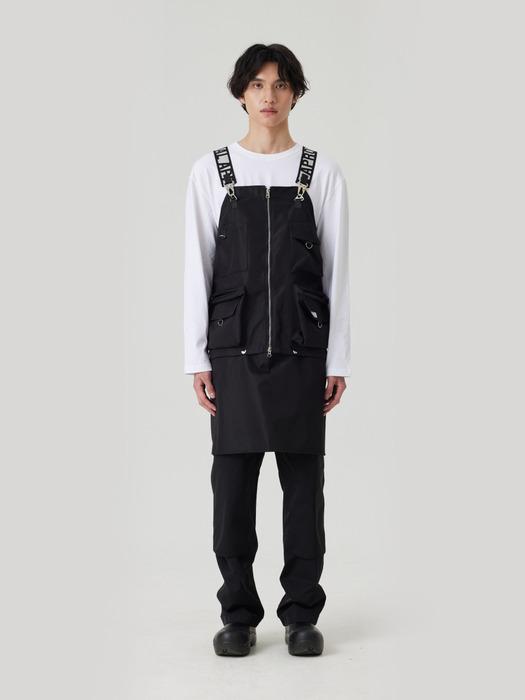SOODAL COMPANY Techwear Graphy Vest Apron Black medium